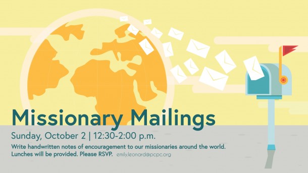 Missionary Mailings - Fall 2022