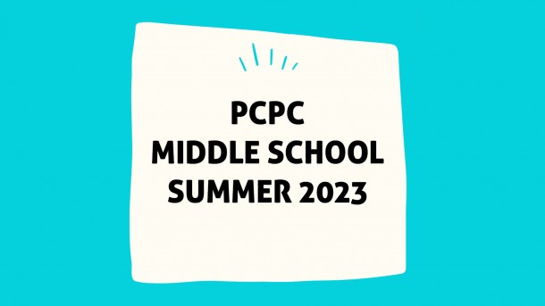 Middle School Summer Events 2023