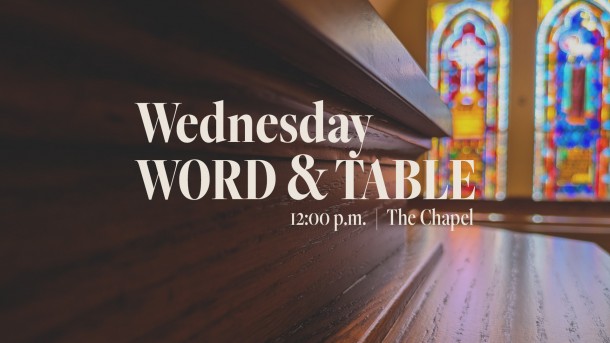 Wednesday Word and Table