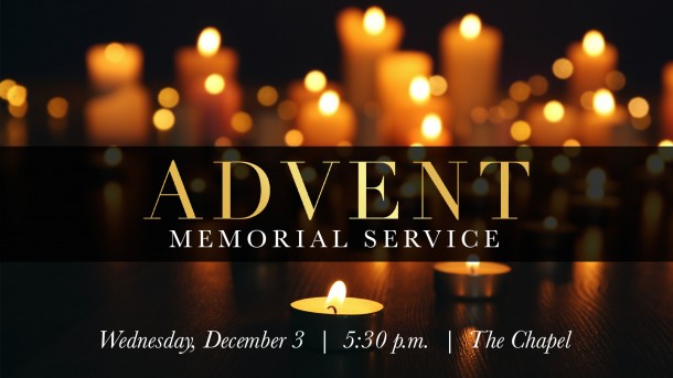 2025 Advent Memorial Service
