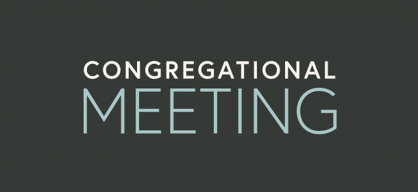 Congregational Meeting 2021