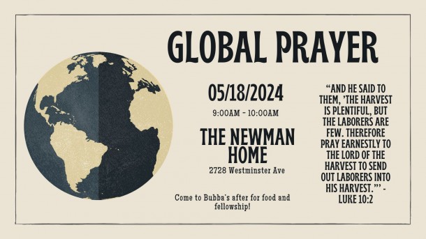 Global Prayer May 2024