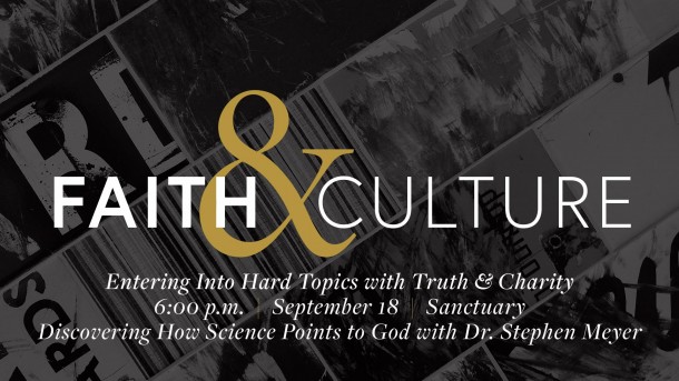 Faith and Culture Stephen Meyer