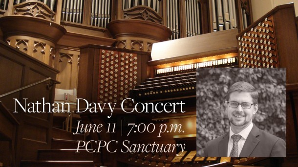 Dr. Nathan Davy Organ Concert June 2023