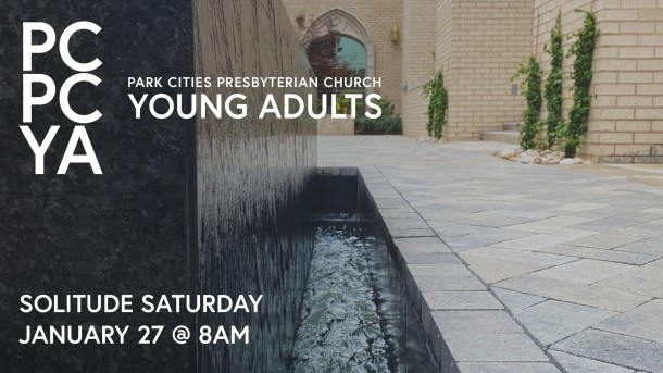 Young Adult Solitude Saturday Jan. 2024