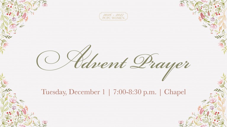 2026 Women's Advent Prayer