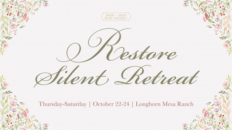 2026 PCPC Women Restore Silent Retreat
