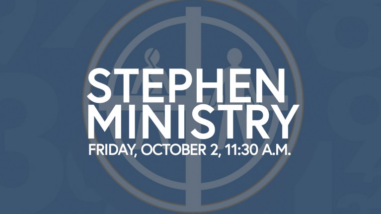 2026 60+ Stephen Ministry